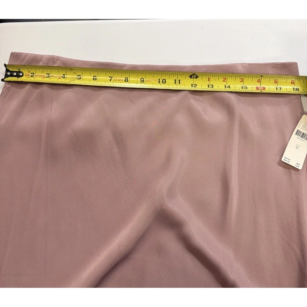 Pink Rose Maxi Slip Skirt, Anthropologie Women's XL, NWT, Tilda, Boho, Feminine - Picture 9 of 12